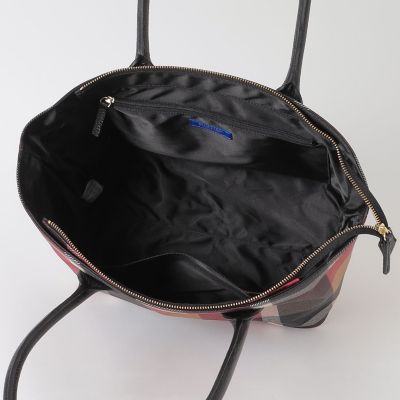 クレストブリッジチェックPVCトート | BLUE LABEL CRESTBRIDGE