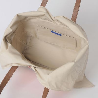 クレストブリッジチェックコットンリネントート | BLUE LABEL