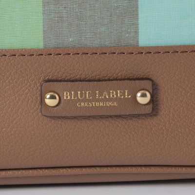 クレストブリッジチェックコットンリネントート | BLUE LABEL