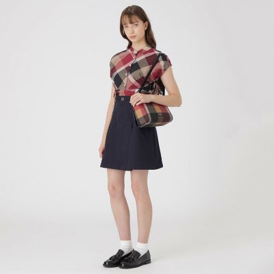 クレストブリッジチェックPVCミニショルダー | BLUE LABEL