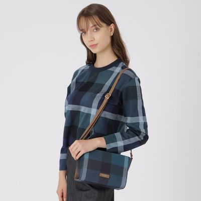 クレストブリッジチェックPVCミニショルダー | BLUE LABEL