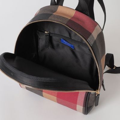 クレストブリッジチェックPVCバックパック | BLUE LABEL