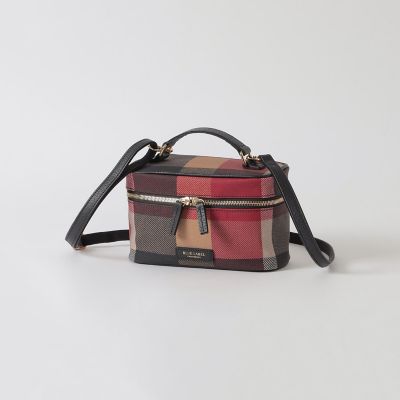 クレストブリッジチェックPVCバニティショルダー | BLUE LABEL