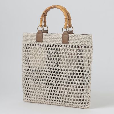 ＜BLUE LABEL CRESTBRIDGE (Women)＞コードメッシュリバーシブルトート