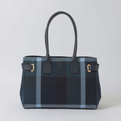 クレストブリッジチェックキャンバスハトメトート | BLUE LABEL