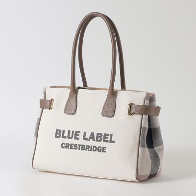 ロゴプリントハトメトート | BLUE LABEL CRESTBRIDGE (Women)/ブルー