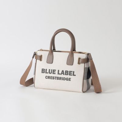 ロゴプリントハトメミドルトート | BLUE LABEL CRESTBRIDGE (Women