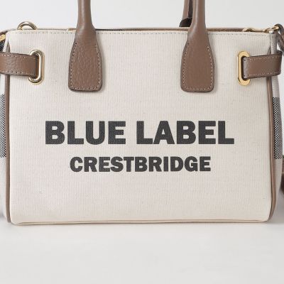 ロゴプリントハトメミドルトート | BLUE LABEL CRESTBRIDGE (Women