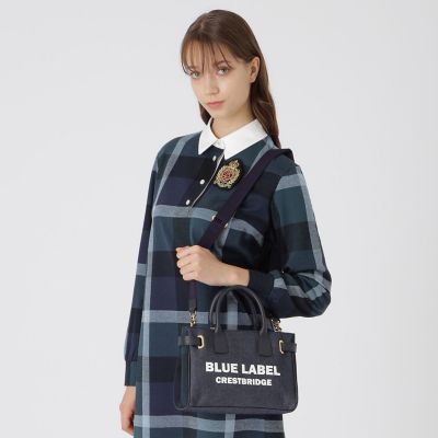 ロゴプリントハトメミドルトート | BLUE LABEL CRESTBRIDGE (Women