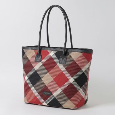 クレストブリッジチェックカルゼトートバッグ | BLUE LABEL