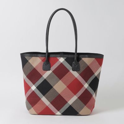 クレストブリッジチェックカルゼトートバッグ | BLUE LABEL
