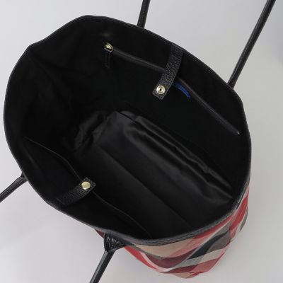 クレストブリッジチェックカルゼトートバッグ | BLUE LABEL