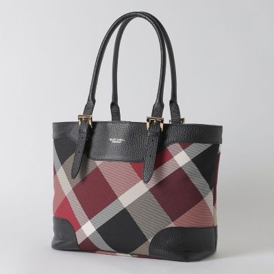 ＜BLUE LABEL CRESTBRIDGE (Women)＞【１０ｔｈ　ＡＮＮＩＶＥＲＳＡＲＹ】クレストブリッジチェックビエラトート