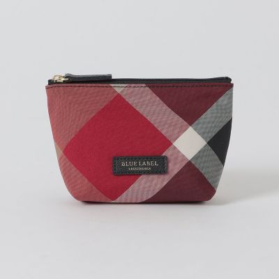 クレストブリッジチェックティッシュポーチ | BLUE LABEL CRESTBRIDGE