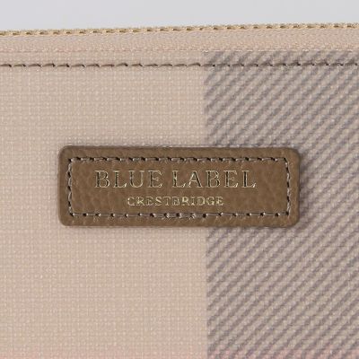 クレストブリッジチェックPVC長財布 | BLUE LABEL CRESTBRIDGE