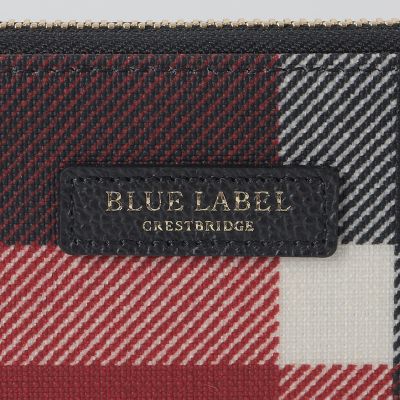 クレストブリッジチェックPVC長財布 | BLUE LABEL CRESTBRIDGE