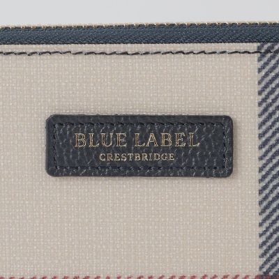 クレストブリッジチェックPVC長財布 | BLUE LABEL CRESTBRIDGE