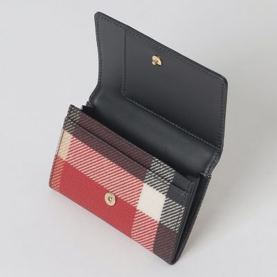 クレストブリッジチェックPVCカードケース | BLUE LABEL