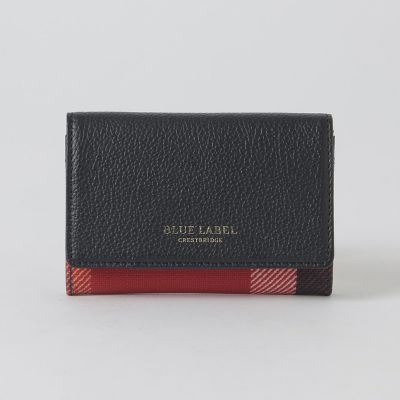 クレストブリッジチェックPVCカードケース | BLUE LABEL