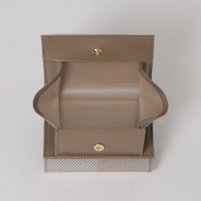 WEB限定】クレストブリッジチェックPVCリボンミニウォレット