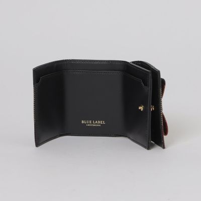 WEB限定】クレストブリッジチェックPVCリボンミニウォレット