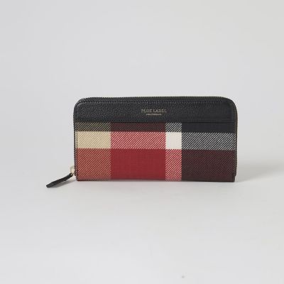 クレストブリッジチェックPVC長財布 | BLUE LABEL CRESTBRIDGE