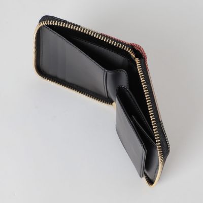 クレストブリッジチェックPVC二つ折り財布 | BLUE LABEL