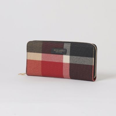 ＜BLUE LABEL CRESTBRIDGE (Women)＞クレストブリッジチェックＰＶＣ長財布