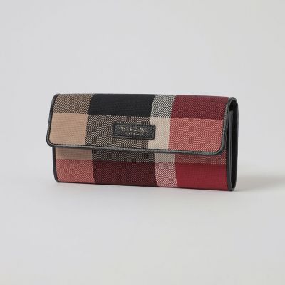 クレストブリッジチェックキャンバス長財布 | BLUE LABEL CRESTBRIDGE