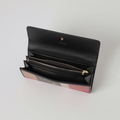 クレストブリッジチェックキャンバス長財布 | BLUE LABEL CRESTBRIDGE