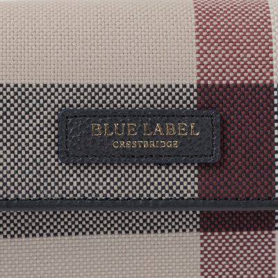 クレストブリッジチェックキャンバス長財布 | BLUE LABEL CRESTBRIDGE