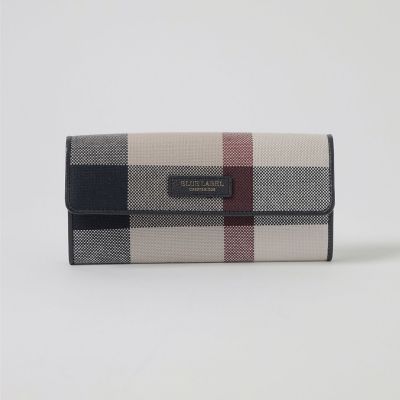 クレストブリッジチェックキャンバス長財布 | BLUE LABEL CRESTBRIDGE