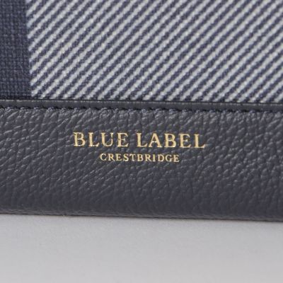 クレストブリッジチェックPVC長財布 | BLUE LABEL