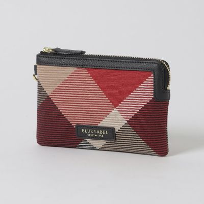 ＜BLUE LABEL CRESTBRIDGE (Women)＞クレストブリッジチェックカルゼコインケース