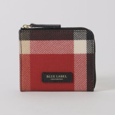 クレストブリッジチェックPVC L字財布 | BLUE LABEL CRESTBRIDGE