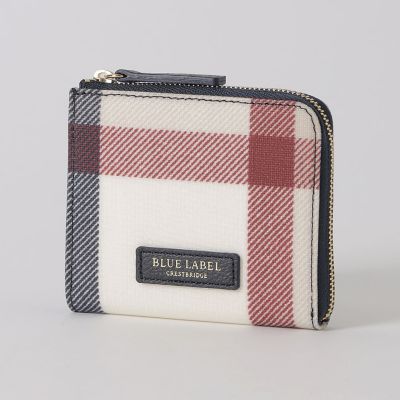 クレストブリッジチェックPVC L字財布 | BLUE LABEL CRESTBRIDGE