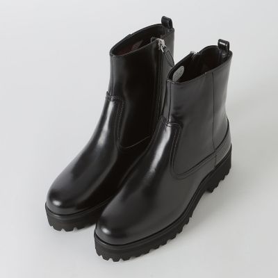 ブルーレーベルクレストブリッジ ブラック ショートブーツ M ショートブーツ | BLUE LABEL CRESTBRIDGE (Women)/ブルーレーベル