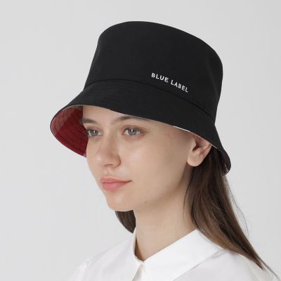 ロゴ刺しゅうリバーシブルバケットハット | BLUE LABEL CRESTBRIDGE