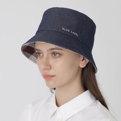 ロゴ刺しゅうリバーシブルバケットハット | BLUE LABEL CRESTBRIDGE