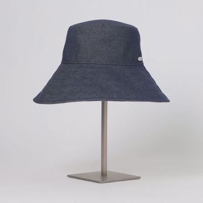 UVカット】つば広リバーシブルバケットハット | BLUE LABEL