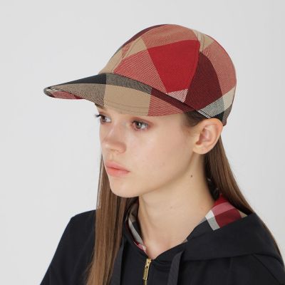 クレストブリッジチェックキャンバスキャップ | BLUE LABEL