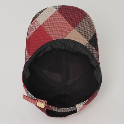 クレストブリッジチェックキャンバスキャップ | BLUE LABEL