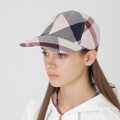 クレストブリッジチェックキャンバスキャップ | BLUE LABEL