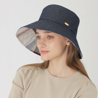 ツバ広バケットハット | BLUE LABEL CRESTBRIDGE (Women)/ブルー