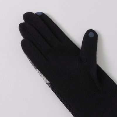 クレストブリッジチェックスラブプリペラグローブ | BLUE LABEL