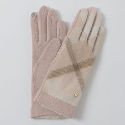 クレストブリッジチェックグローブ | BLUE LABEL CRESTBRIDGE (Women