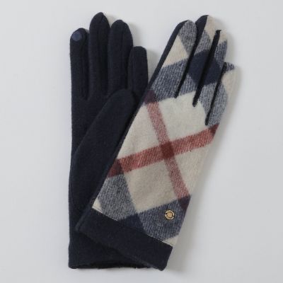 クレストブリッジチェックグローブ | BLUE LABEL CRESTBRIDGE (Women