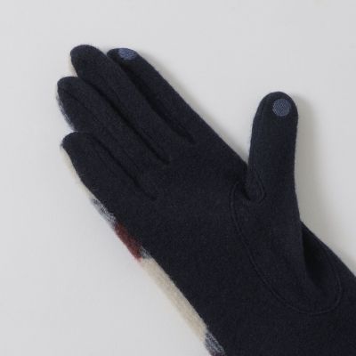 クレストブリッジチェックグローブ | BLUE LABEL CRESTBRIDGE (Women