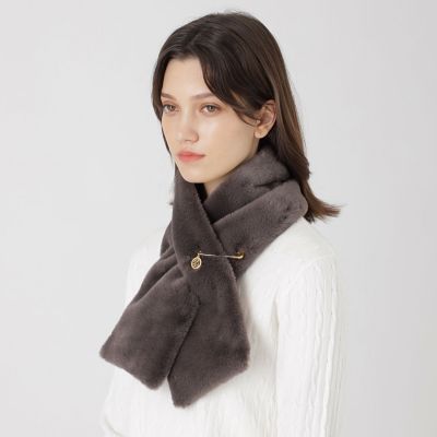 ダーマコレクション ストール ファー付き カシミヤ フォックスファー 青 楽天市場】ファー マフラー ブルーの通販 □美品□高級毛皮□DAMA