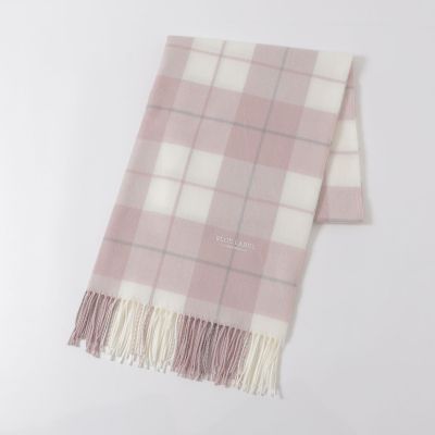 アクリルチェックストール | BLUE LABEL CRESTBRIDGE (Women)/ブルー